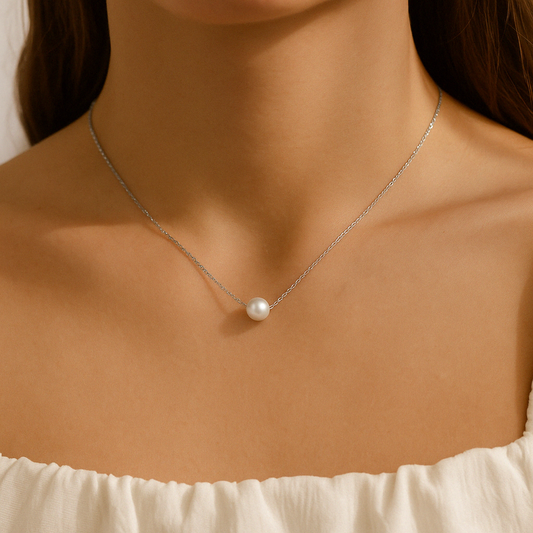 Isabella Single Pearl Necklace