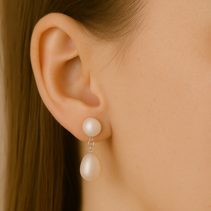 Elisa Pearl Drop Earrings