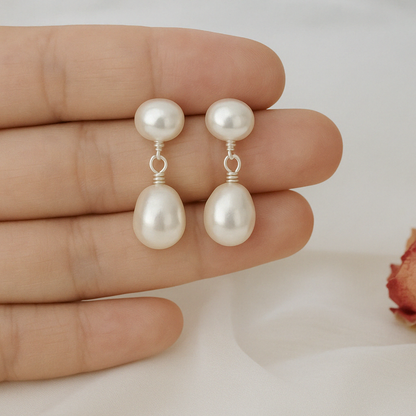 Elisa Pearl Drop Earrings