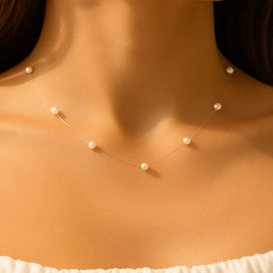 Annalise Floating Pearls Necklace